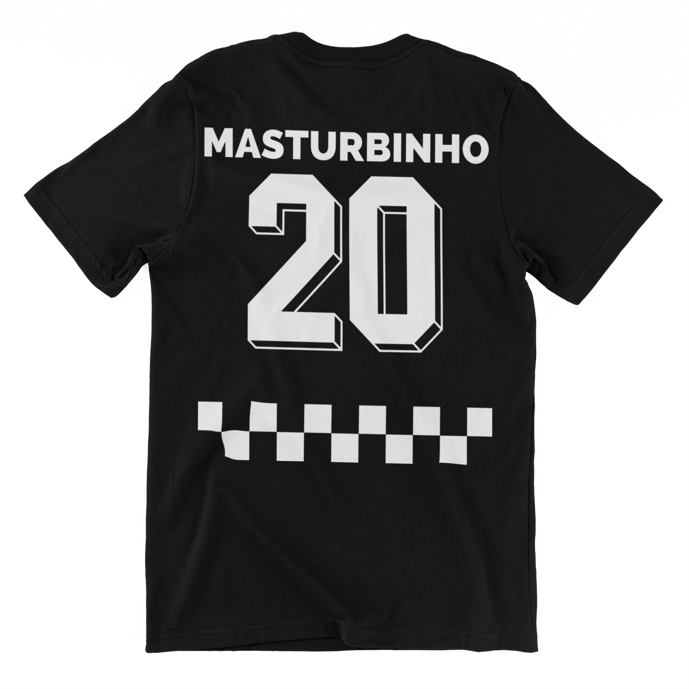 MASTURBINHO 20 (Rücken) - T-Shirt Schwarz