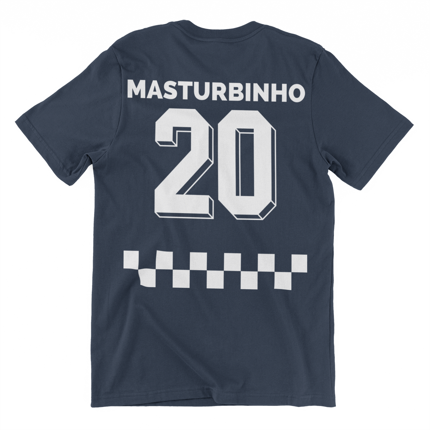 MASTURBINHO 20 (Rücken) - T-Shirt Navy