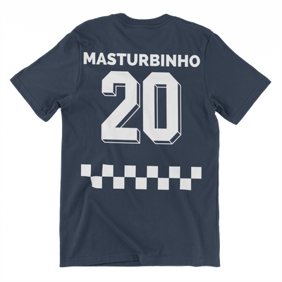 MASTURBINHO 20 (Rücken) - T-Shirt Navy