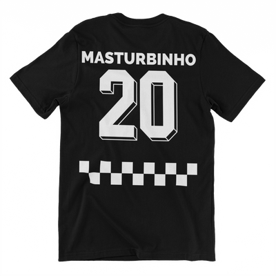 MASTURBINHO 20 (Rücken) - T-Shirt Schwarz