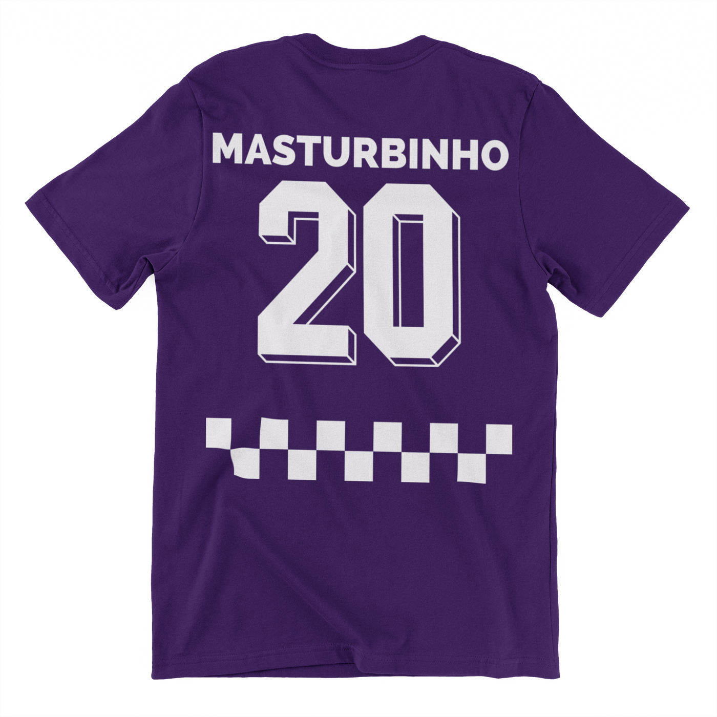 MASTURBINHO 20 (Rücken) - T-Shirt Lila