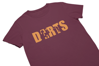 DARTS (Silhouette) - T-Shirt Burgund