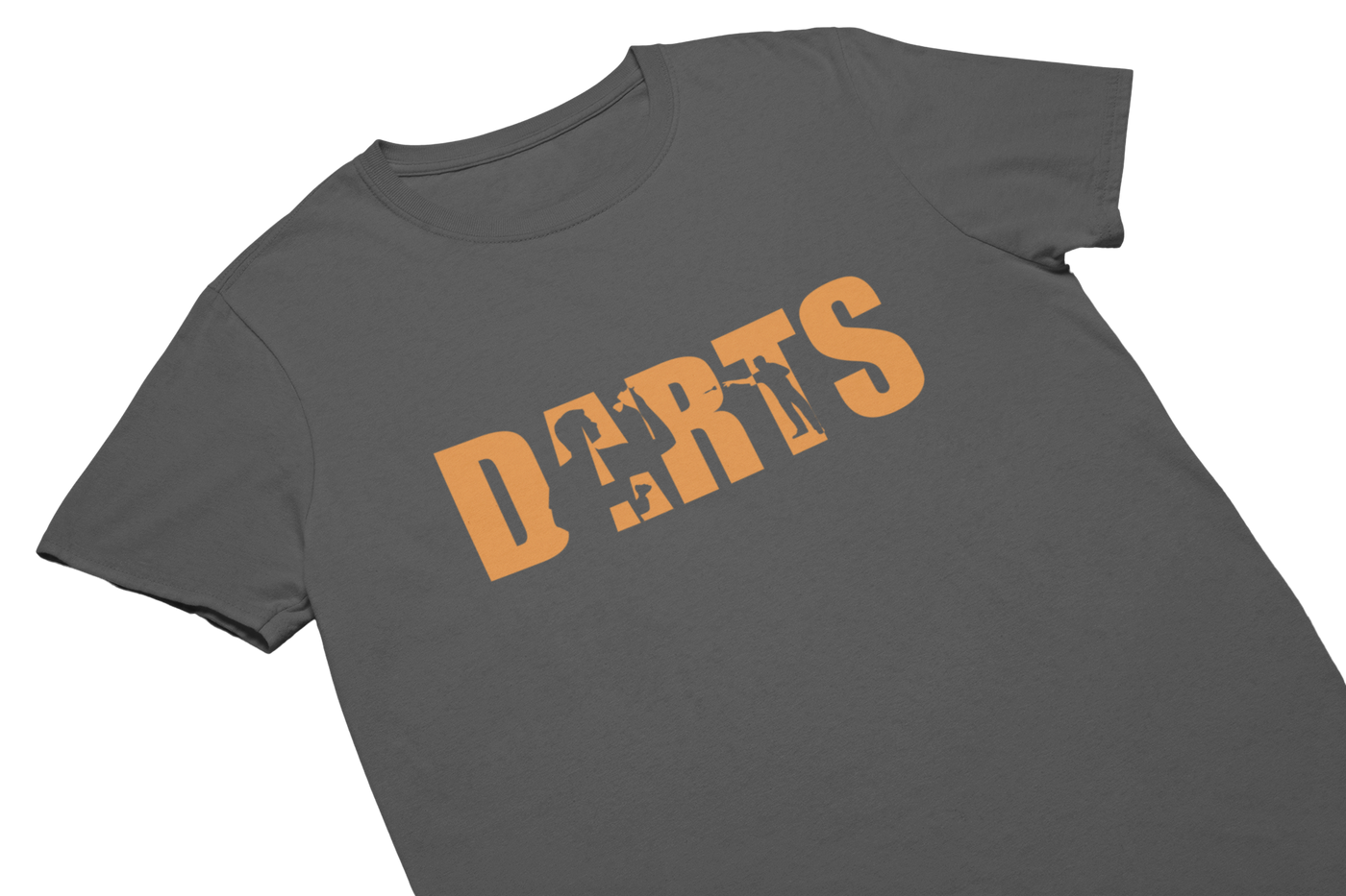 DARTS (Silhouette) - T-Shirt Grau