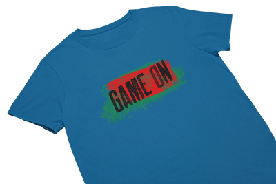 GAME ON - T-Shirt Blau