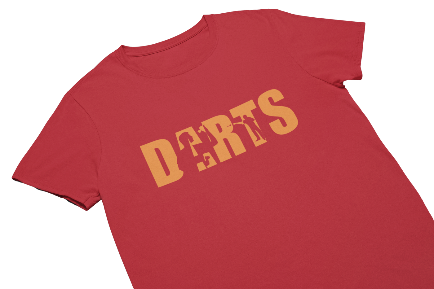 DARTS (Silhouette) - T-Shirt Rot