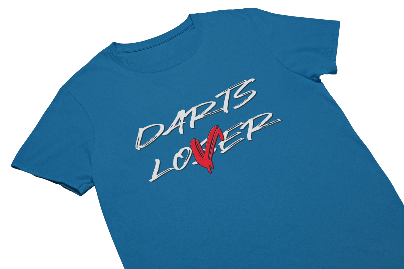 DARTS LOVER - T-Shirt Blau