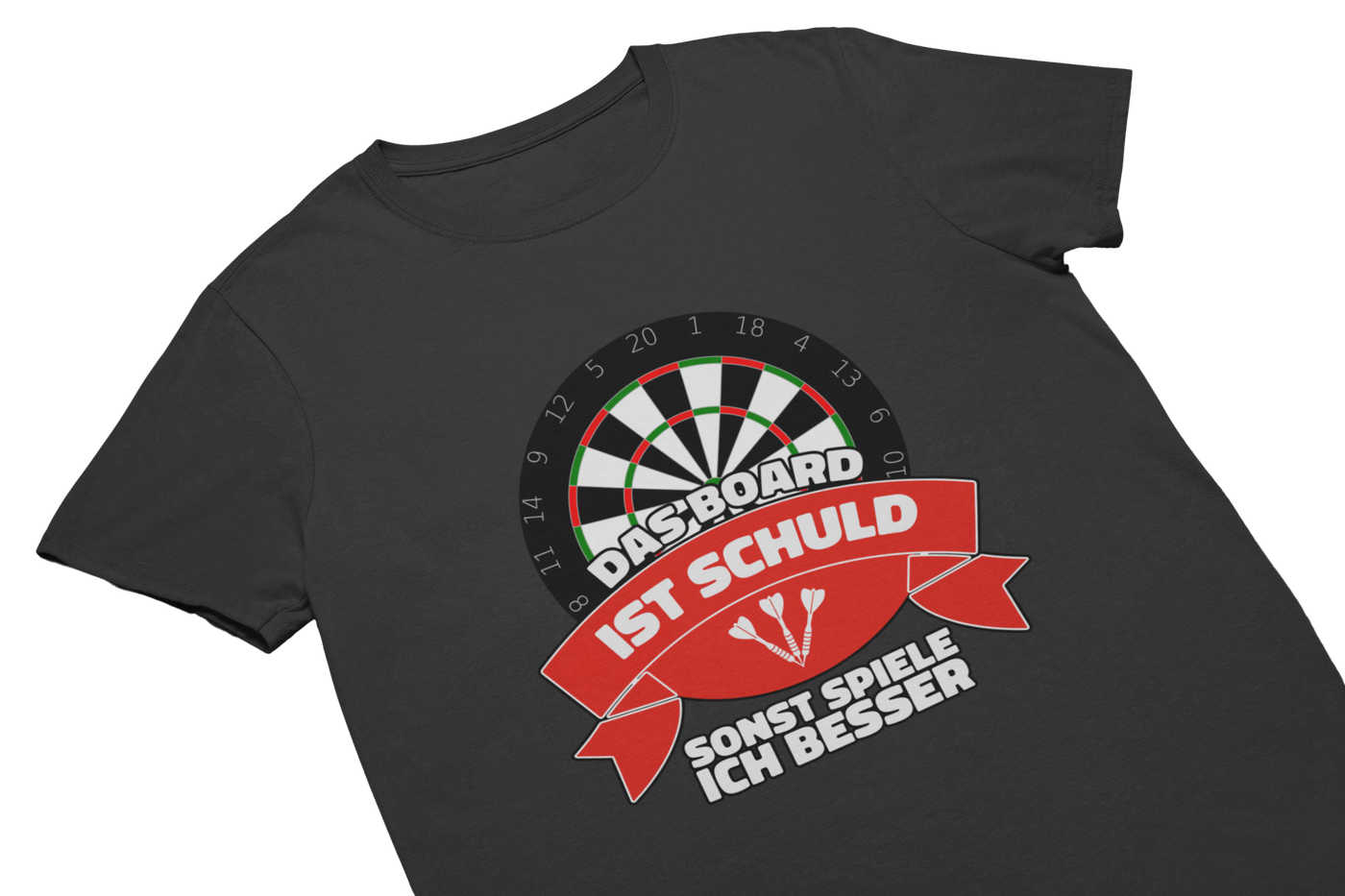 DAS BOARD IST SCHULD - T-Shirt Schwarz