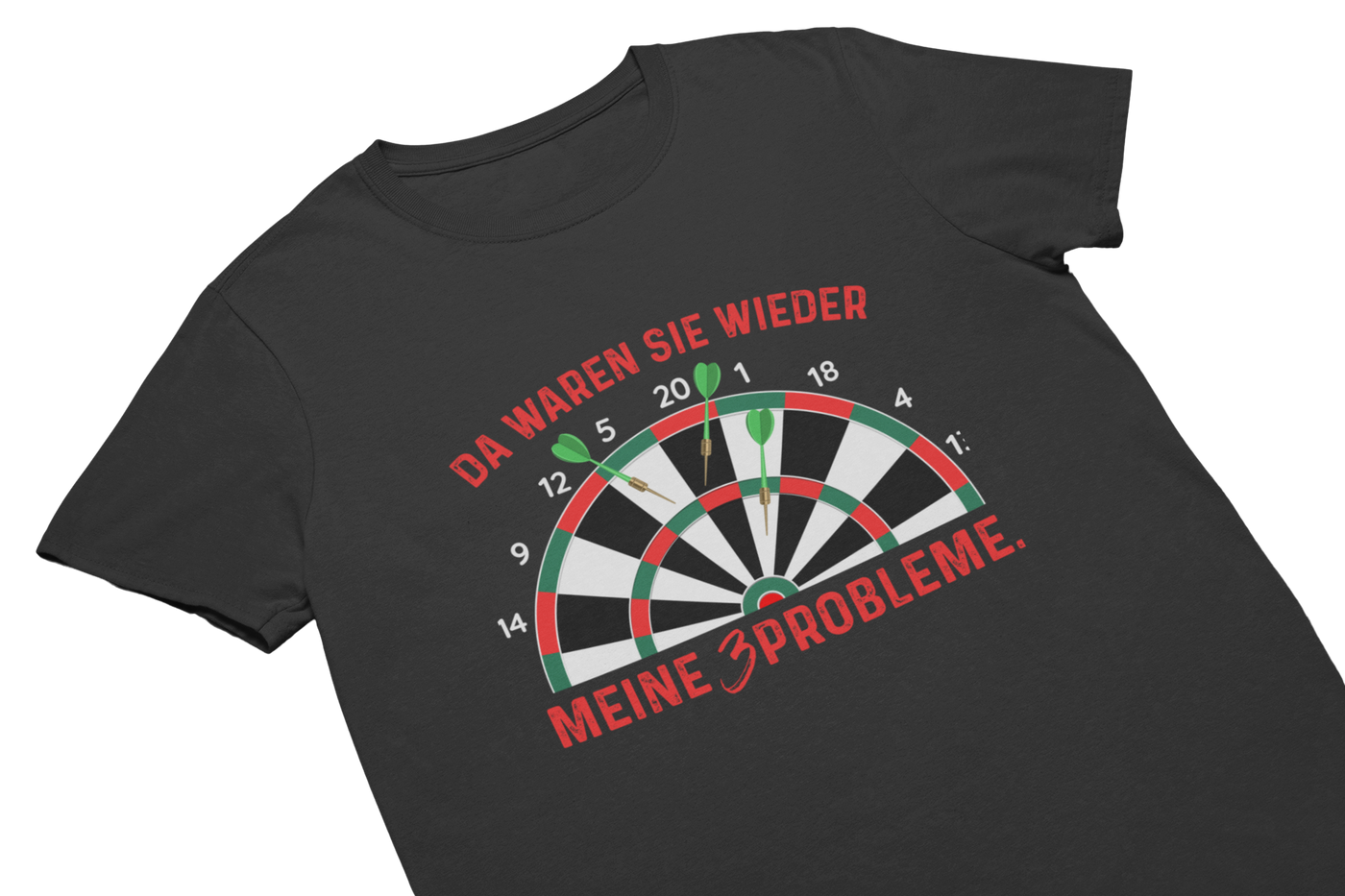 MEINE 3 PROBLEME - T-Shirt Schwarz