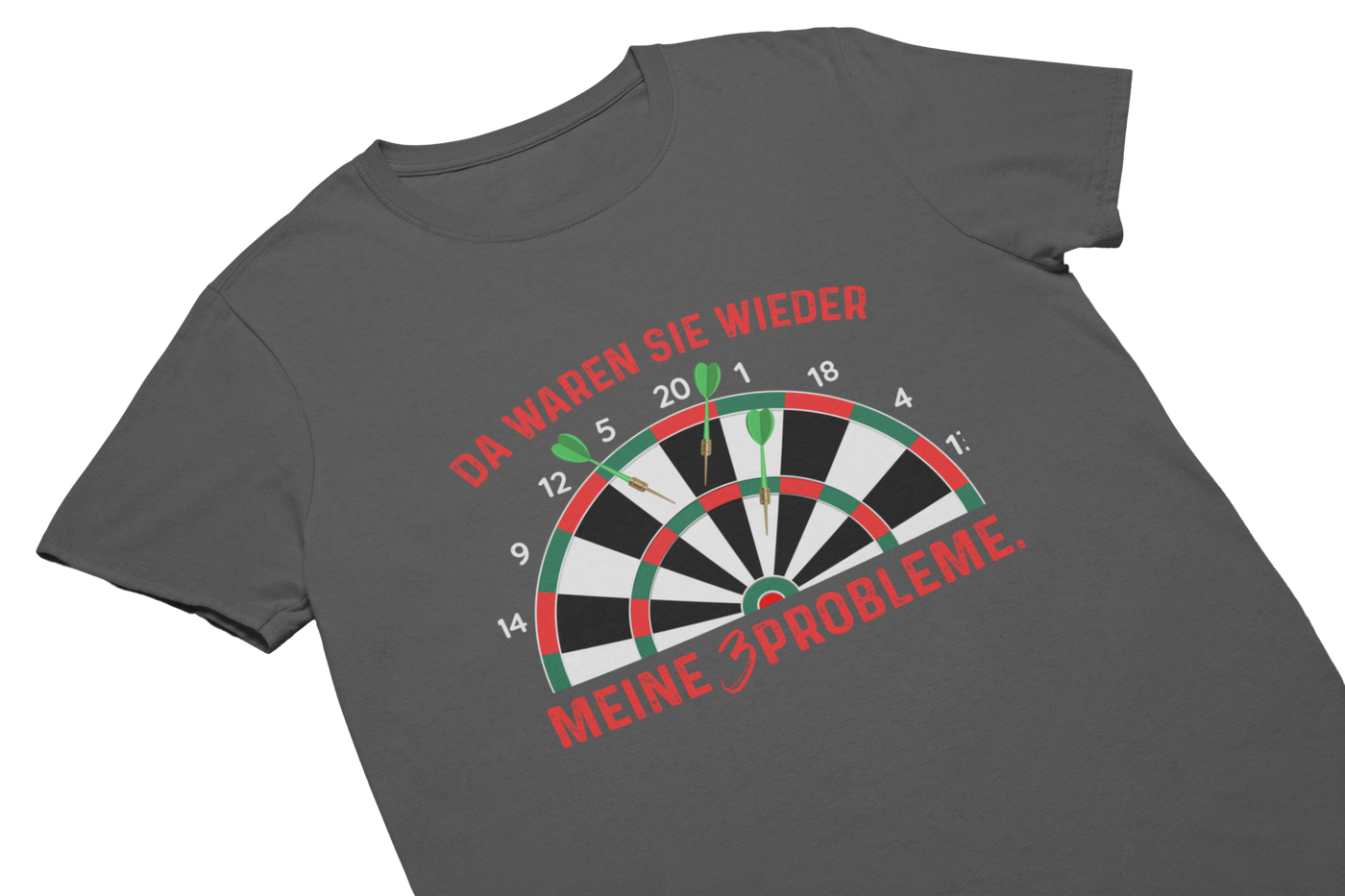 MEINE 3 PROBLEME - T-Shirt Dunkelgrau