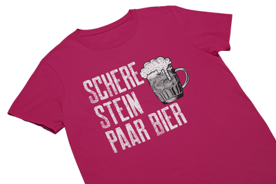 SCHERE STEIN PAAR BIER - T-Shirt Sorbet