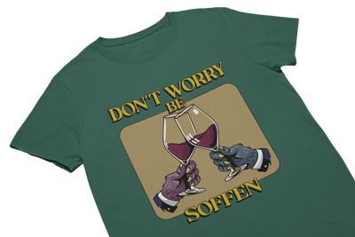 DON´T WORRY BE SOFFEN - T-Shirt Gruen