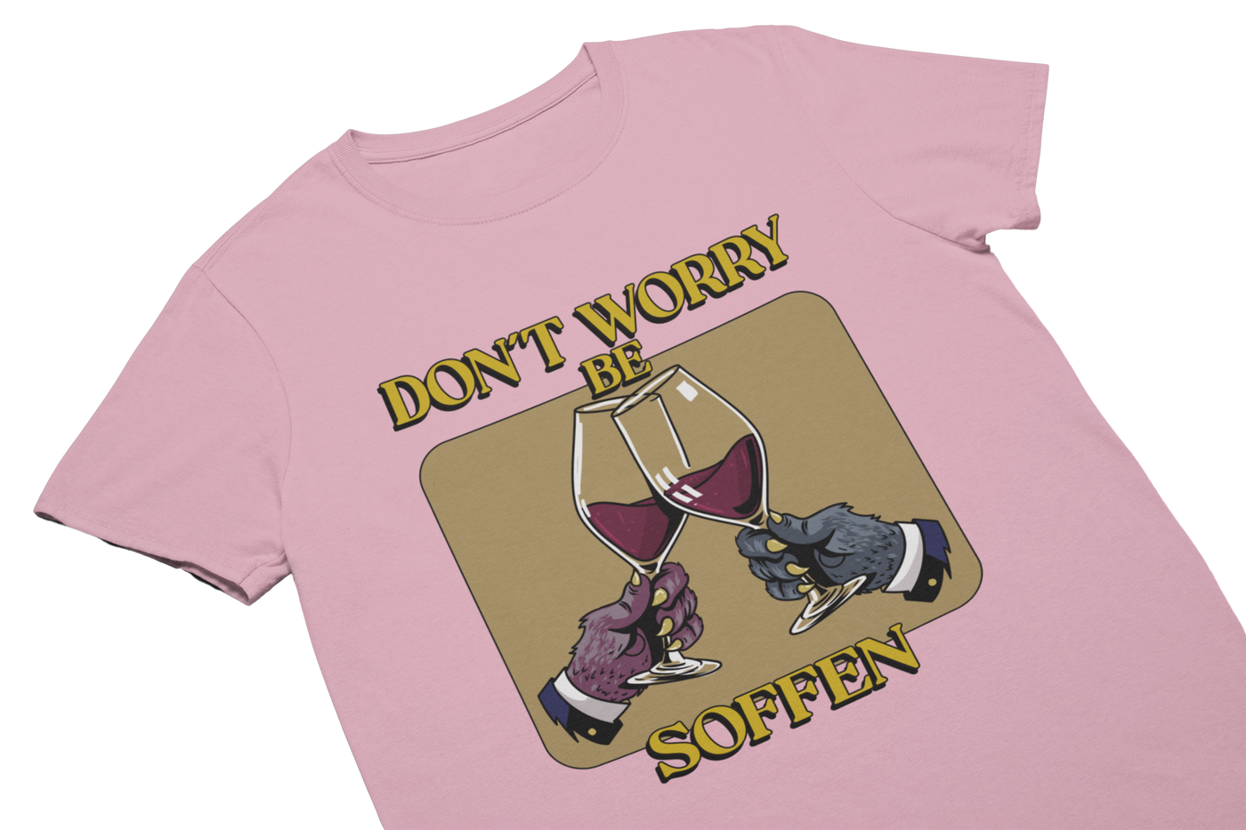 DON´T WORRY BE SOFFEN - T-Shirt Pink