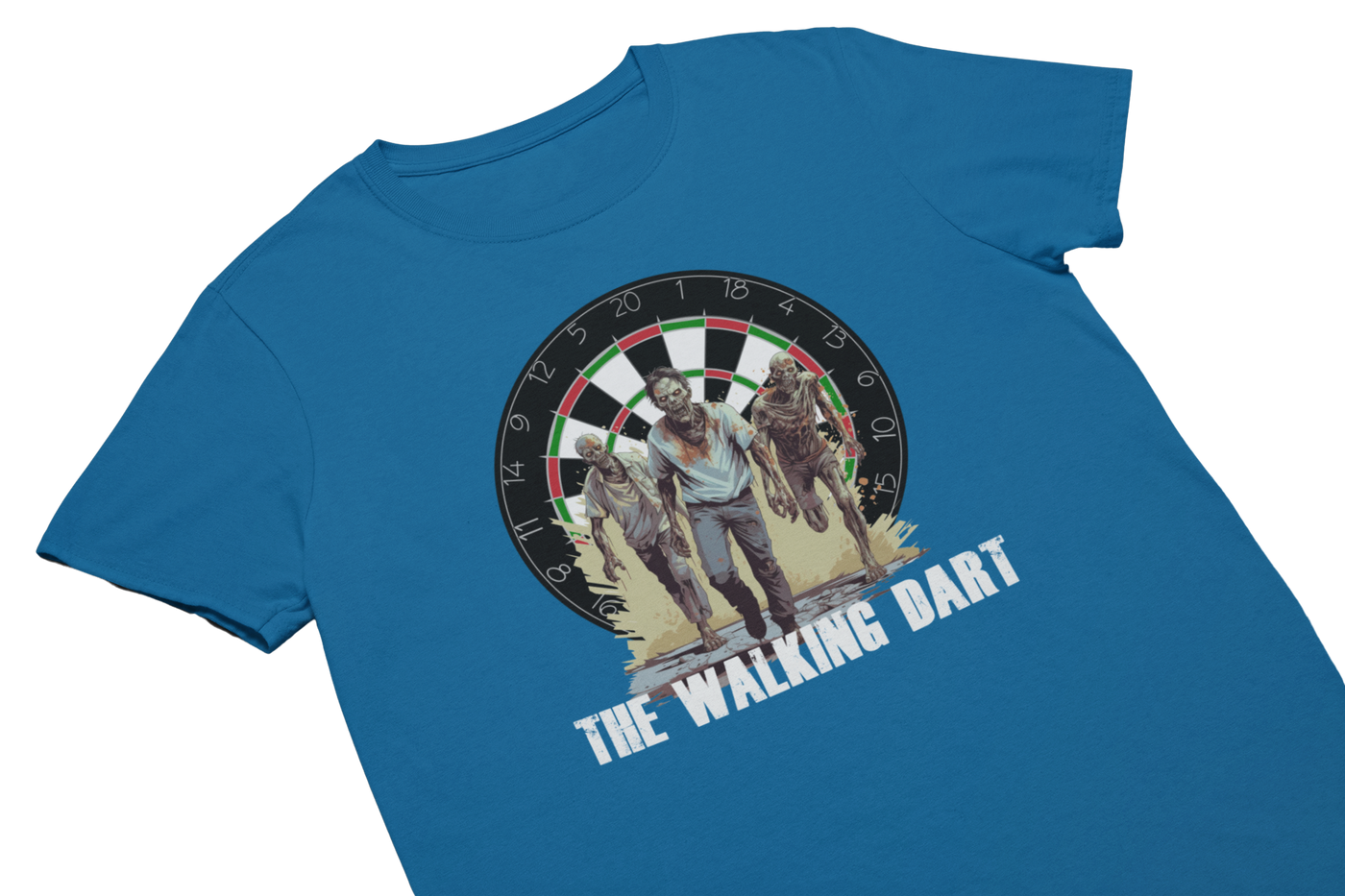 THE WALKING DART - T-Shirt Blau