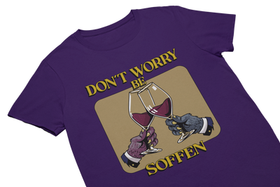 DON´T WORRY BE SOFFEN - T-Shirt Lila