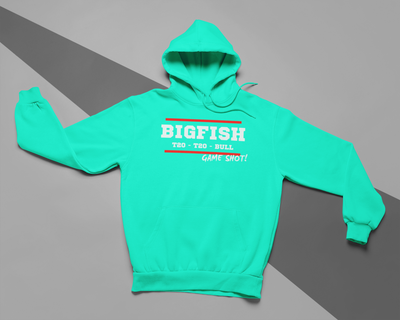 BIGFISH - Unisex Hoodie Neongrün