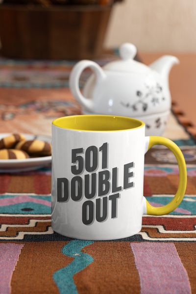 501 Double Out Tasse Gelb