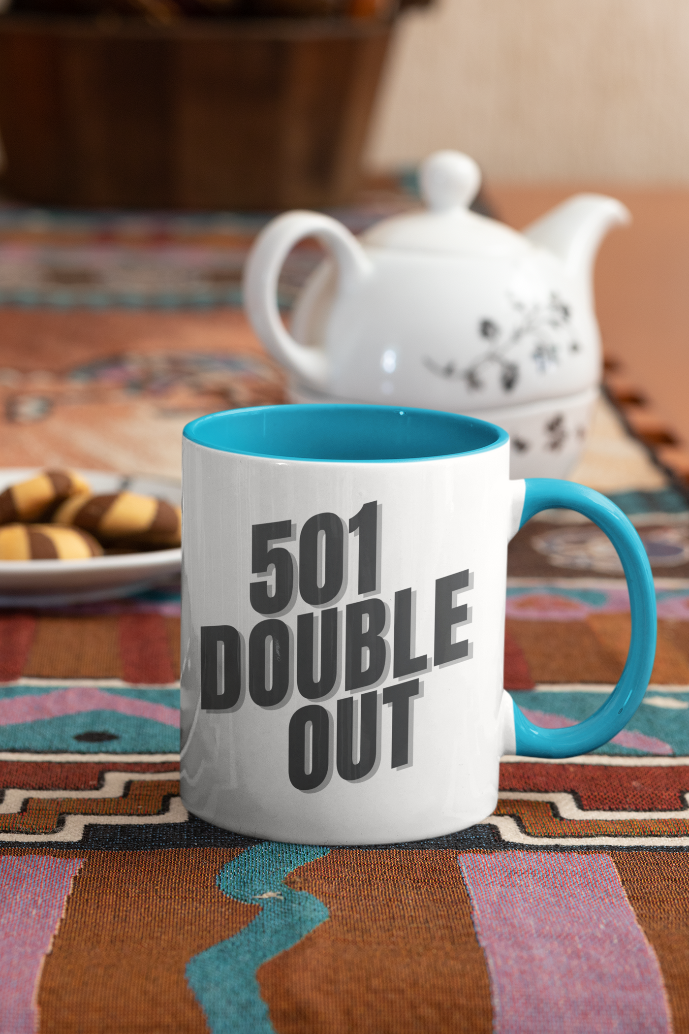 501 Double Out Tasse Türkis