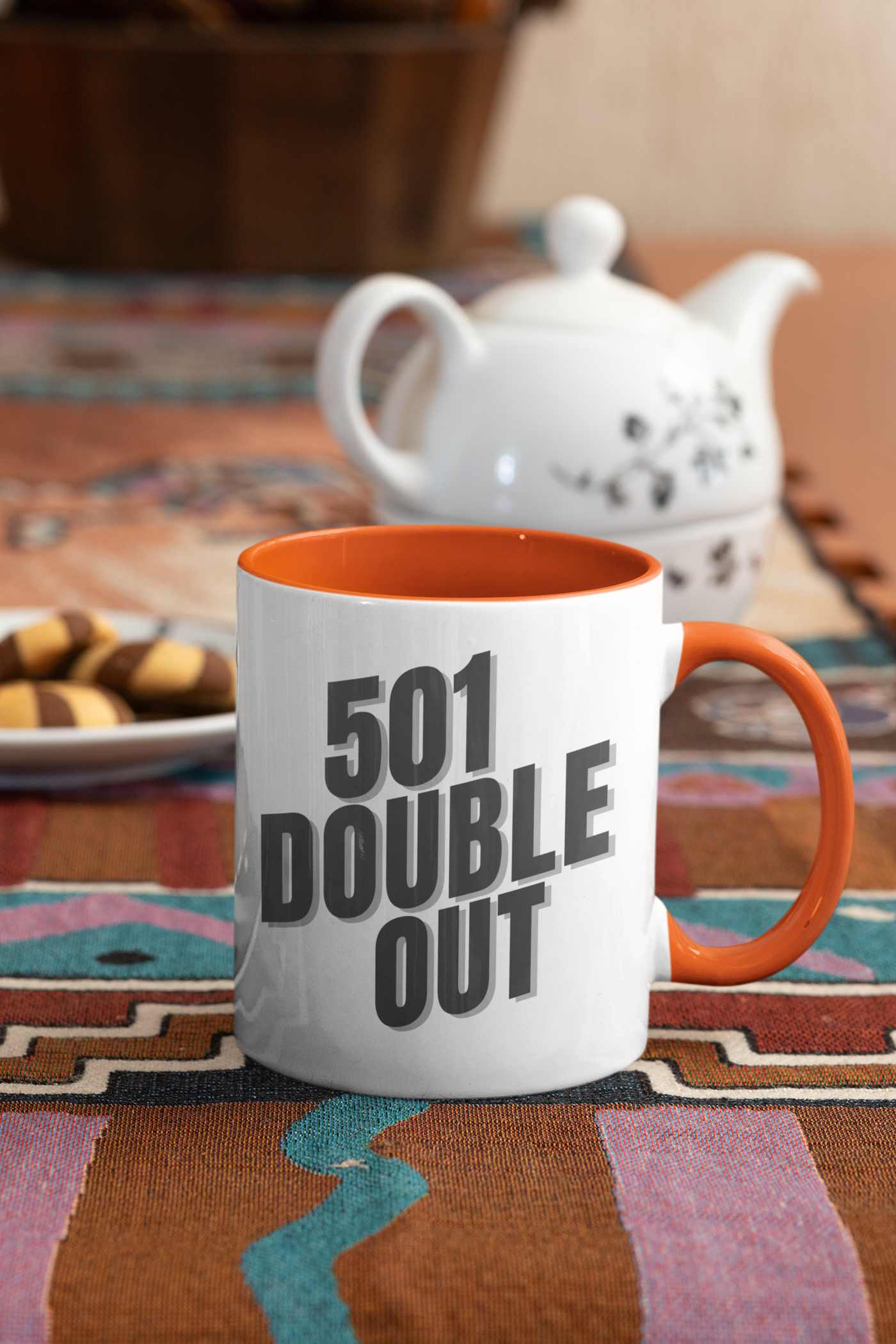 501 Double Out Tasse Rot Orange