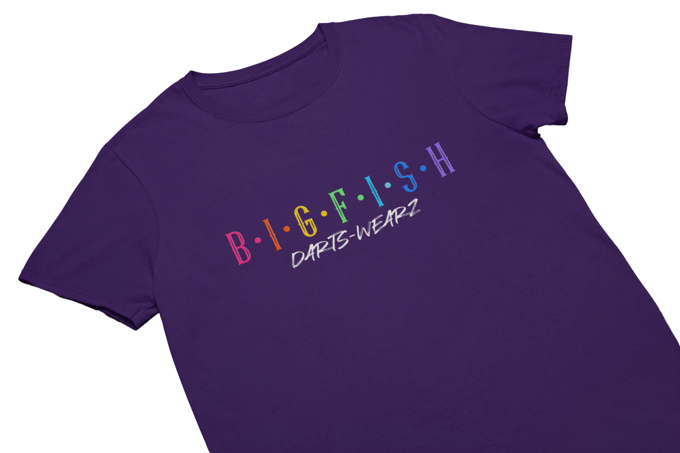 BIGFISH X DARTS-WEARZ ORIGINALS© - T-Shirt Lila