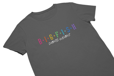 BIGFISH X DARTS-WEARZ ORIGINALS© - T-Shirt Grau
