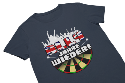 ALLY JAHRE WIEDER (Weiss) - T-Shirt Navy