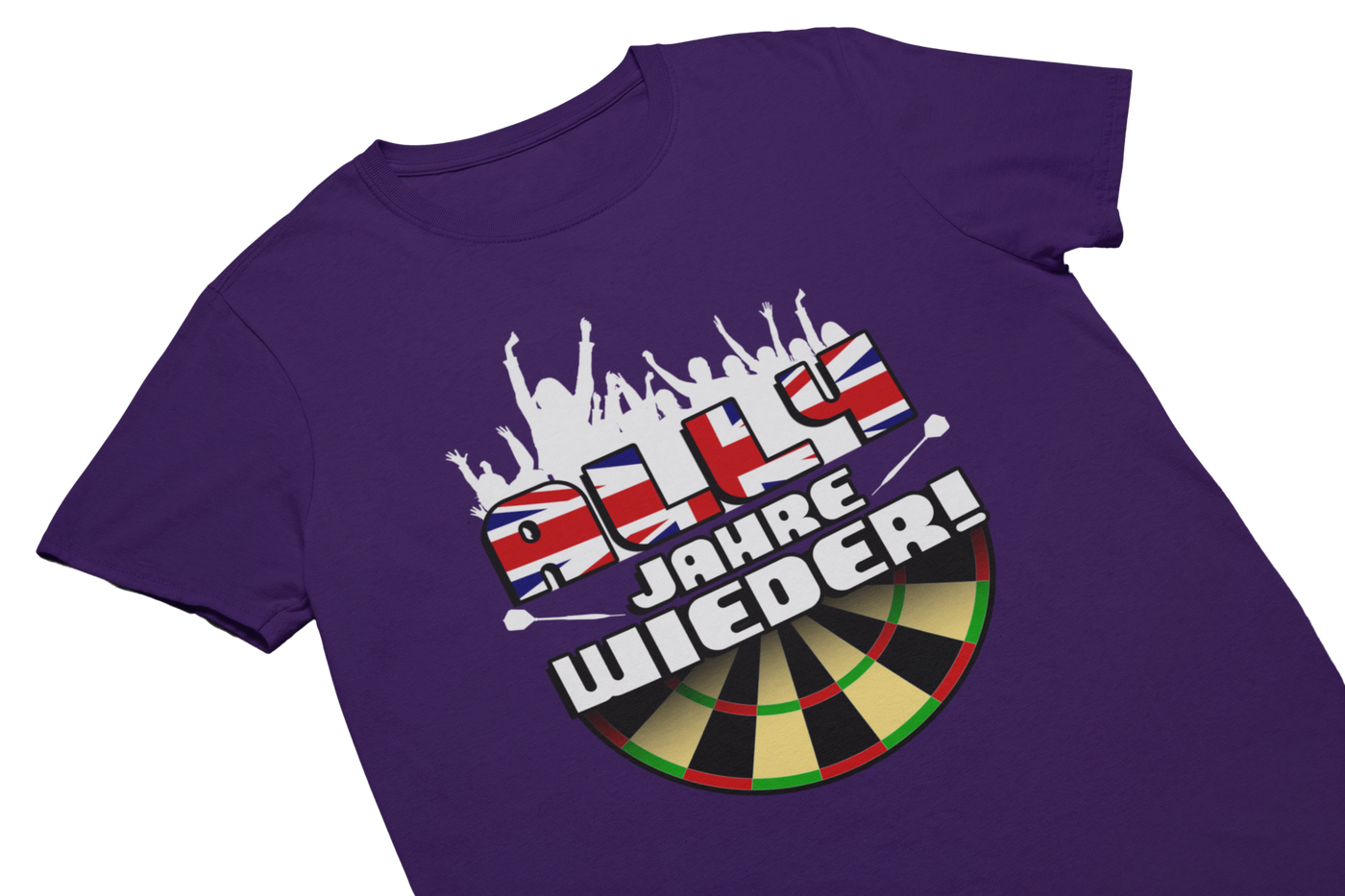 ALLY JAHRE WIEDER (Weiss) - T-Shirt Lila