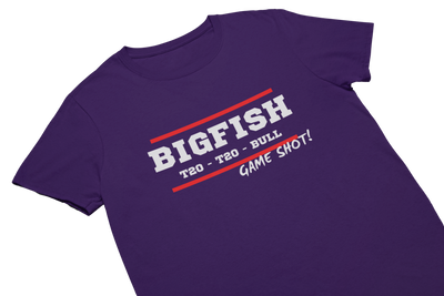 BIGFISH - T-Shirt Lila
